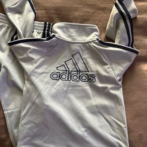 24 month Adidas boy tracksuit gray